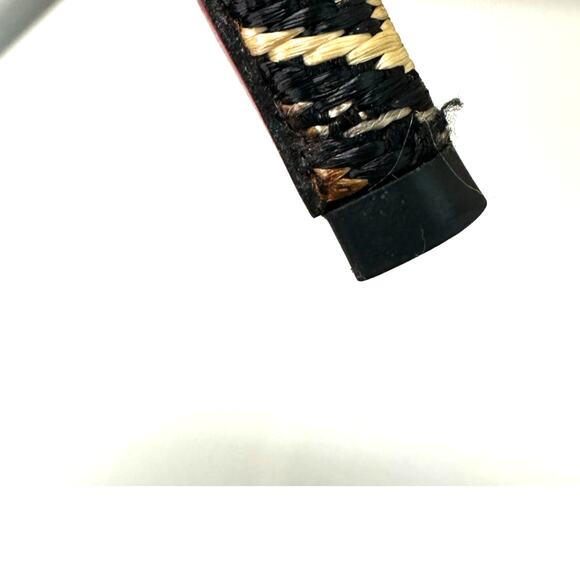 Christian Louboutin Daffodile 160 Platform Pumps Panama Black Cream 38.5 - Picture 12 of 14